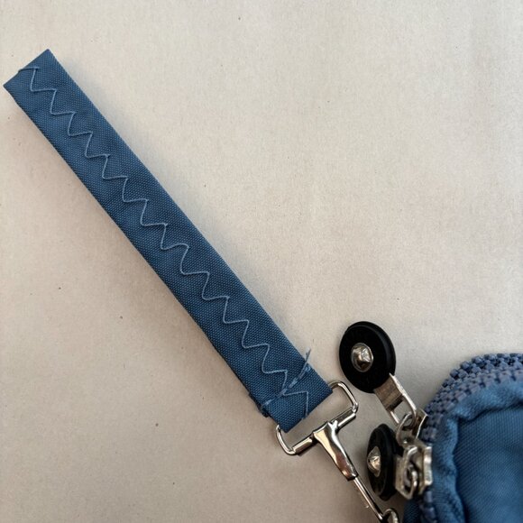Kipling Stonewashed Blue Wristlet - Picture 5 of 6